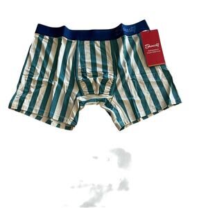 NEW Shinesty "The Nantucket" Green Dock Stripe Ball Hammock Boxers Men's LG